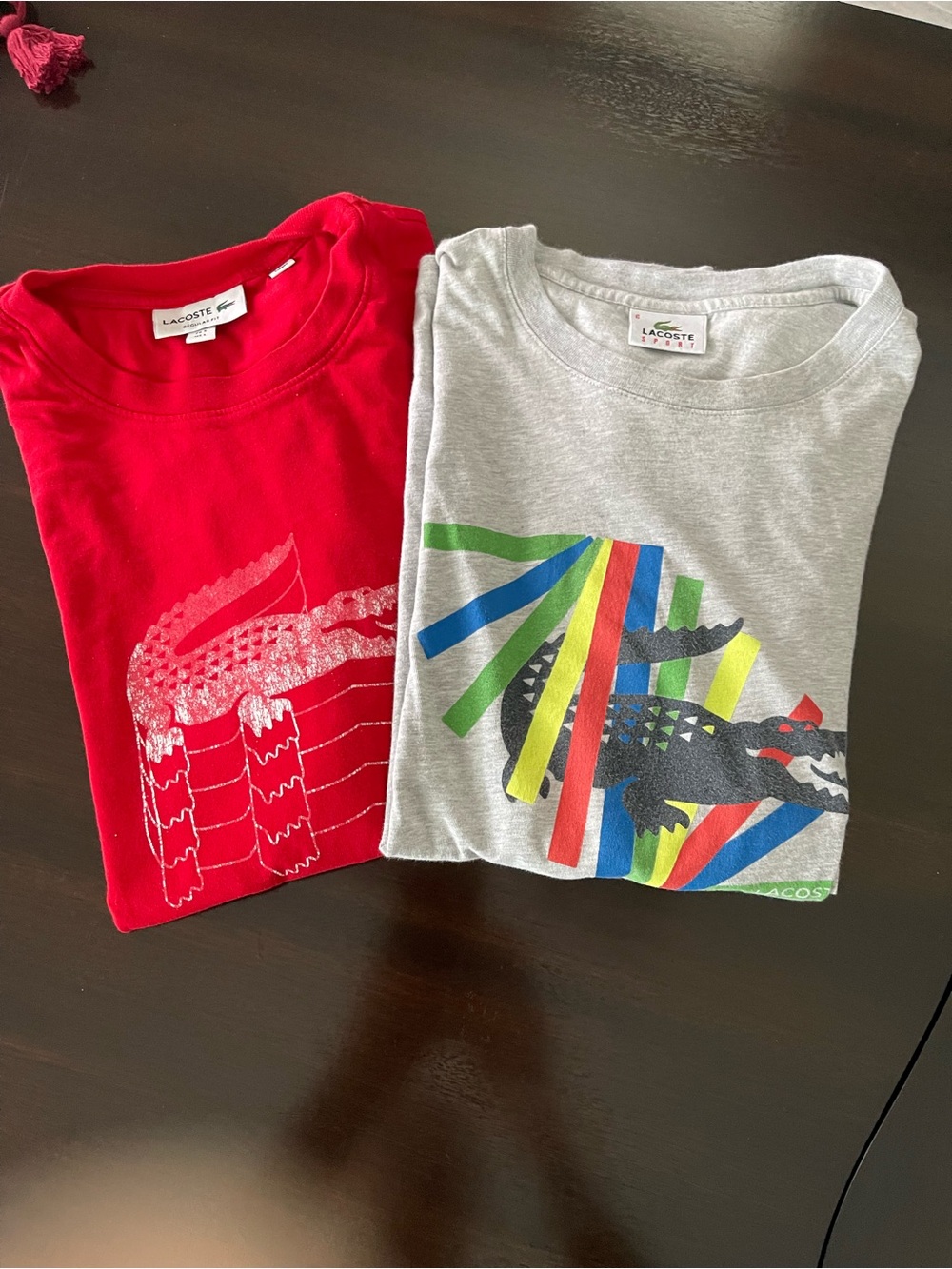 Lacoste Graphic Croc Tees